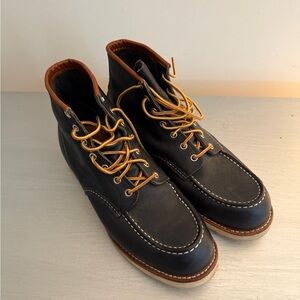 Red Wing Classic Black Leather Men's Boots